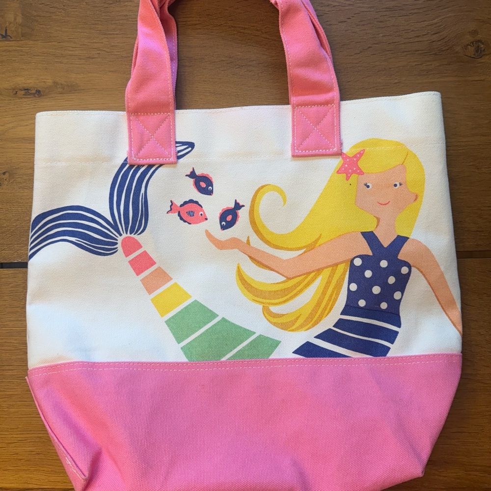 Pottery Barn Kids Nautical Blonde Mermaid Tote